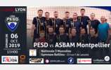 PESD vs ASBAM Montpellier